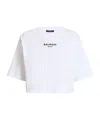 Balmain Paris Embroidered T-shirt In White