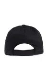 Balmain Embroidered Cap In Black