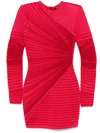 Balmain Embroidered Dress - Women's - Viscose/polyester In Pink