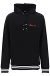 Balmain Embroidered Hoodie With Logo For Men In Black
