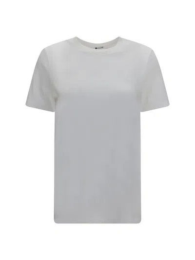 Balmain Embroidered Jersey T-shirt In White