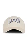 Balmain Embroidered-logo Baseball Cap In Neutral