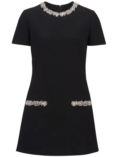 BALMAIN EMBROIDERED SHIFT DRESS