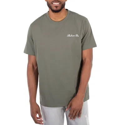 Balmain Embroidered Signature Logo T-shirt In Neutral