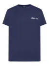 Balmain Signature Logo T-shirt In Blue
