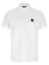 Balmain Polo Shirt Short Sleeves Ribbed Cuffs Collar In White