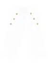 Balmain Engraved-buttons Trousers In White