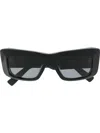 Balmain Envie Square-frame Sunglasses In Black