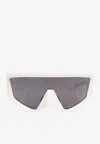 Balmain Espion Mask-shaped Sunglasses In Gray