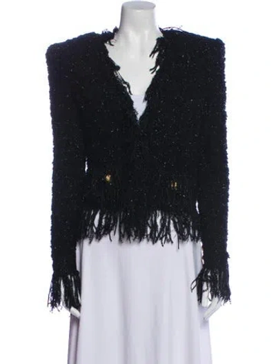 Pre-owned Balmain Evening Jacket In Black