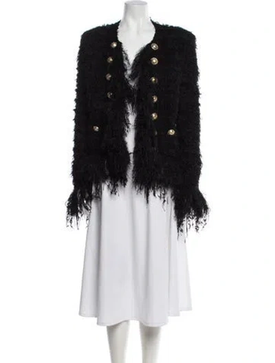 Pre-owned Balmain Evening Jacket In Black