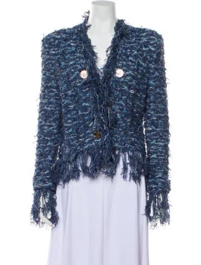 Pre-owned Balmain Evening Jacket In Blue