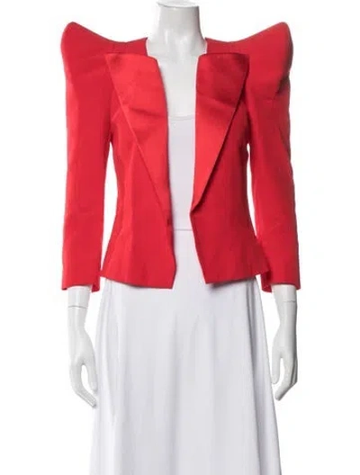 Pre-owned Balmain Evening Jacket In Red