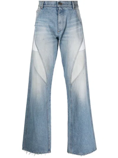 Balmain Ah1ml075dc99 In Blue