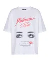 Balmain Cotton Beauty-print T-shirt In White