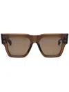 Balmain B-army Sunglasses In Brown