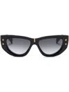 Shop Balmain B-muse Cat-eye Frame Sunglasses In 黑色