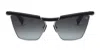 Balmain Victoire - Matte Black / Silver Sunglasses In Black, Silver