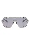 Balmain Colonel Sunglasses In 银色