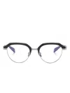 Balmain Oval-frame Glasses In Black
