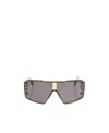 Balmain Eyewear Oversized-frame Sunglasses In Gray