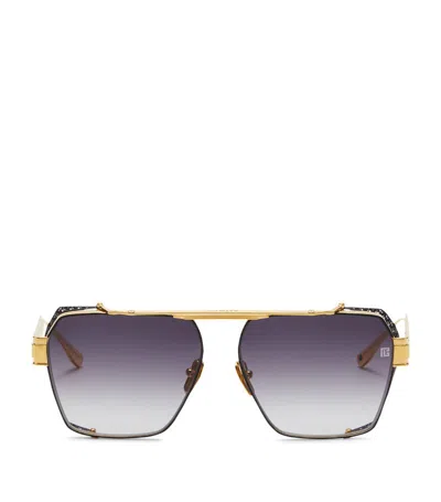 Balmain Eyewear Premier Sunglasses In Gold