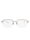 Balmain Rectangle-frame Glasses In 银色