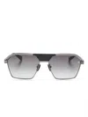 Balmain Sergeant Sunglasses In Gold