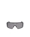 Balmain Eyewear Shield Frame Sunglasses In Gray