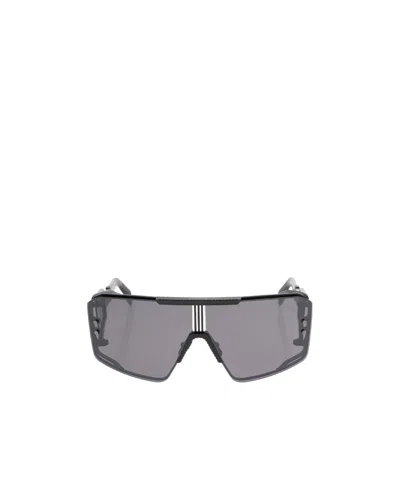 Balmain Eyewear Shield Frame Sunglasses In Gray
