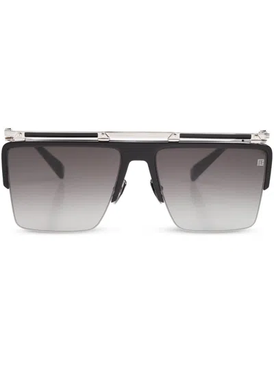 Balmain Triomphe Sunglasses In Black