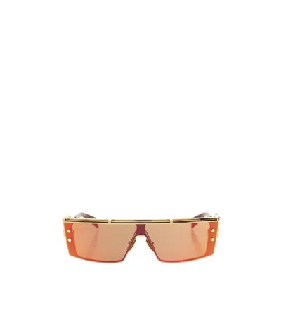 Balmain Eyewear Wonder Boy Iii Rectangle Frame Sunglasses In Multicolor