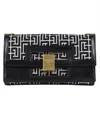 Balmain Fabric Shoulder Bag In Black