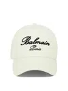 BALMAIN FASHIONABLE WHITE CAP FOR WOMEN
