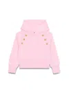 Balmain Long-sleeved Sweater In Multicolour