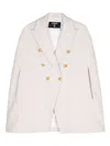 Balmain Cape  Kids Color White In Neutrals