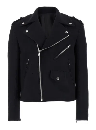 Balmain Felted Wool Peacoat
