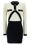 Balmain Vestido Midi - Filo Leone Catena In White