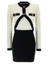 Balmain Vestido Midi - Filo Leone Catena In White