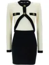 Balmain Vestido Midi - Filo Leone Catena In White