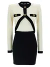 Balmain Vestido Midi - Filo Leone Catena In White