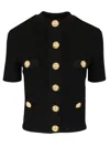 Balmain Buttoned Knitted Cardigan
