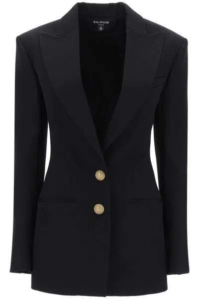 BALMAIN FITTED SINGLE-BREASTED BLAZER