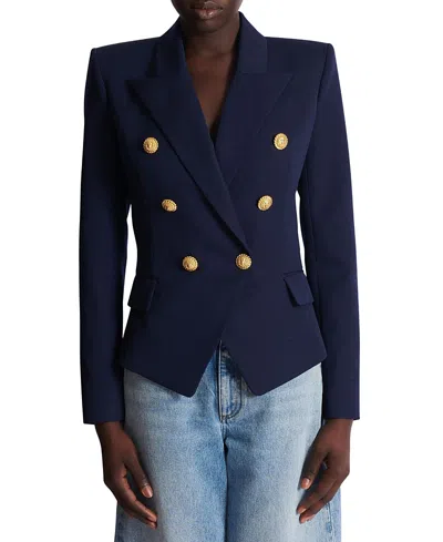 BALMAIN FITTED WOOL 6-BUTTON JACKET