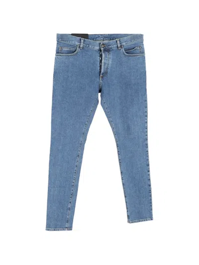Pre-owned Balmain Five-pocket Jeans In Blue