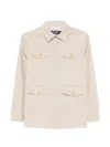 Balmain Flap-pocket Jacket In Neutral