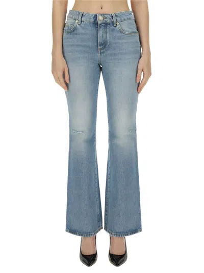 BALMAIN FLARE FIT JEANS