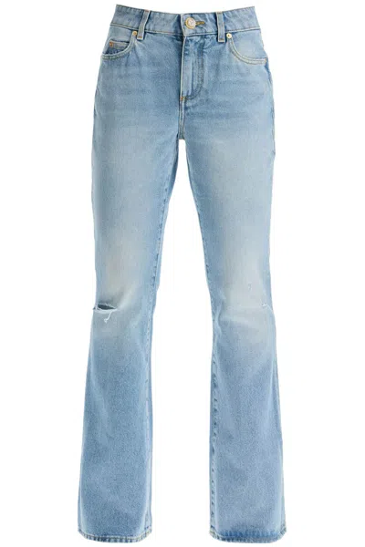 Balmain Flare Fit Jeans In Blue