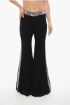 Balmain Flare-fit Pants With Sequined Side Bands