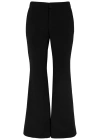 BALMAIN BALMAIN FLARED CREPE TROUSERS